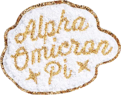 Stoney Clover Lane Alpha Omicran Pi Sticker Patch
