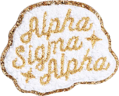 Stoney Clover Lane Alpha Sigma Alpha Sticker Patch