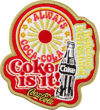 Stoney Clover Lane Always Coca-cola Patch In Yellow