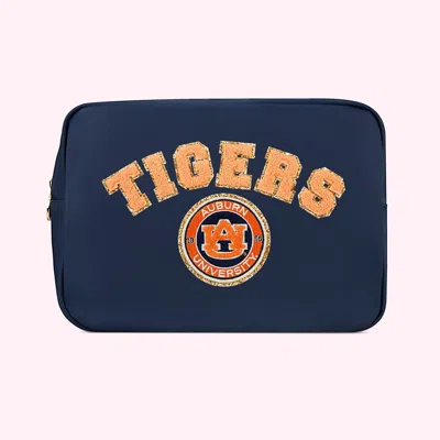 Stoney Clover Lane Auburn University Large Pouch In Blue