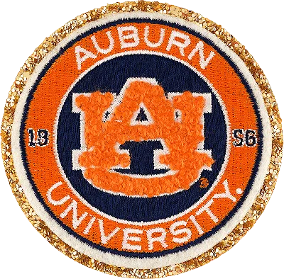 Stoney Clover Lane Auburn University Patch In Orange