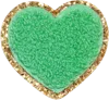 Stoney Clover Lane Avocado Glitter Varsity Heart Patch