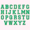 Stoney Clover Lane Avocado Glitter Varsity Letter Patches