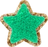 STONEY CLOVER LANE AVOCADO MINI GLITTER VARSITY STAR PATCH