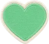 STONEY CLOVER LANE AVOCADO ROLLED EMBROIDERY HEART PATCH