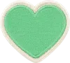 Stoney Clover Lane Avocado Rolled Embroidery Heart Patch
