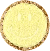 Stoney Clover Lane Banana Glitter Varsity Smiley Face Patch