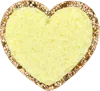 Stoney Clover Lane Banana Mini Glitter Varsity Heart Patch