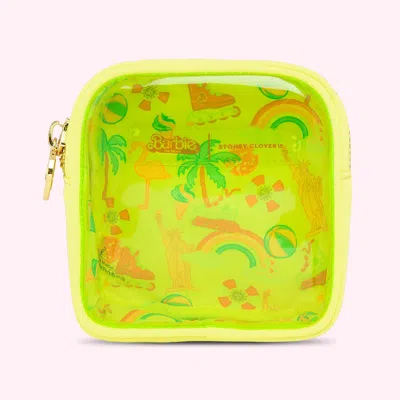 Stoney Clover Lane Barbie™ The Movie Clear Front Mini Pouch In Green