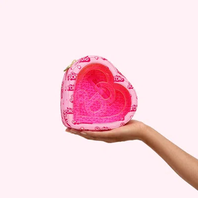 Stoney Clover Lane Barbie™ The Movie Heart Pouch In Pink