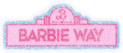 Stoney Clover Lane Barbie™ Way Glitter Patch In Pink