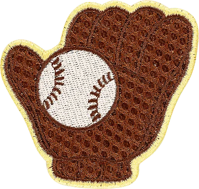 Stoney Clover Lane Baseball Glove Patch In Brown