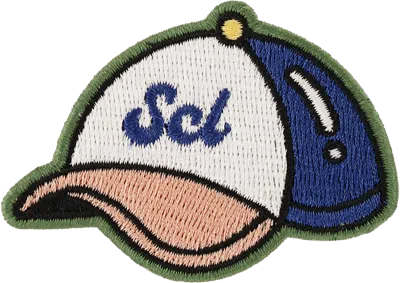 Stoney Clover Lane Baseball Hat Patch In Blue