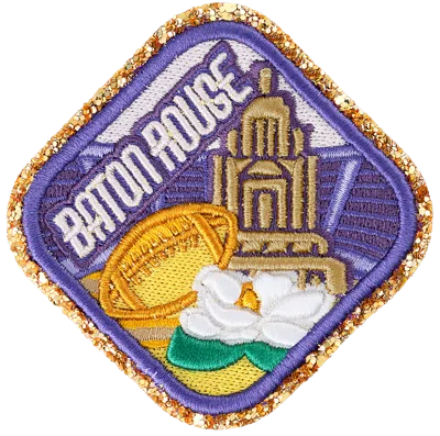 Stoney Clover Lane Baton Rouge Patch In Purple