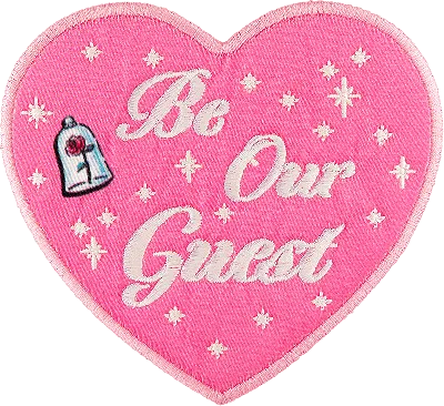 Stoney Clover Lane Be Our Guest Heart Patch