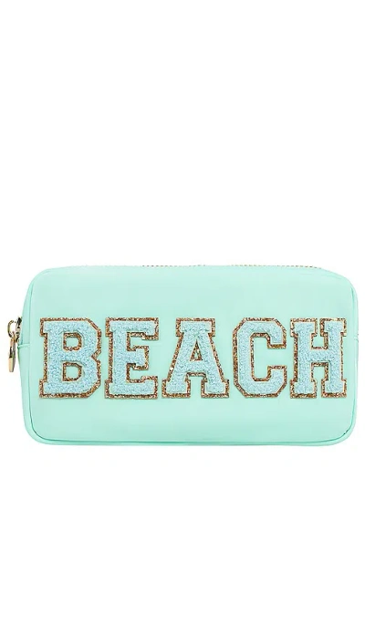 Stoney Clover Lane Beach Small Pouch In Cotton Candy