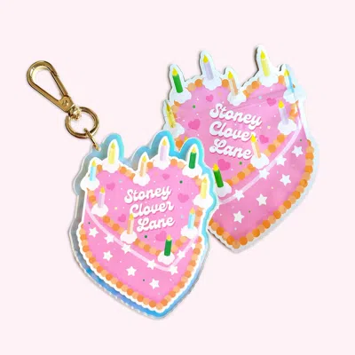 Stoney Clover Lane Birthday Bag Charm In Pink