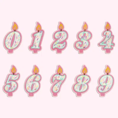 Stoney Clover Lane Birthday Candle Patch In Pink