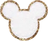 Stoney Clover Lane Blanc Disney Mickey Mouse Glitter Patch