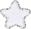 Stoney Clover Lane Blanc Glitter Varsity Star Patch