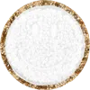 Stoney Clover Lane Blanc Mini Glitter Varsity Smiley Face Patch