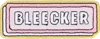 Stoney Clover Lane Bleecker Sign Patch