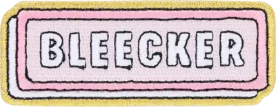 Stoney Clover Lane Bleecker Sign Patch In Pink