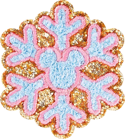 Stoney Clover Lane Blue Snow Flake Patch