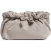 Stoney Clover Lane Bow Nylon Pouch In Gray