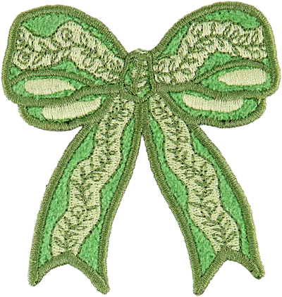 Stoney Clover Lane Bow Patch In Neutral