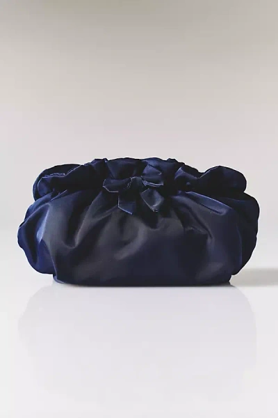 Stoney Clover Lane Bow Pouch In Blue