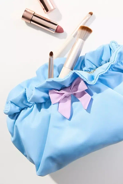Stoney Clover Lane Bow Pouch In Blue