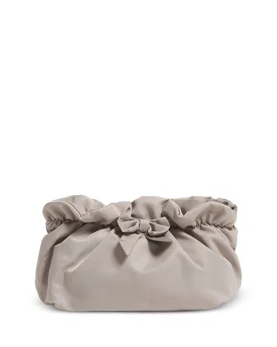 Stoney Clover Lane Bow Pouch In Gray