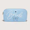 Stoney Clover Lane Bride Embroidered Small Pouch