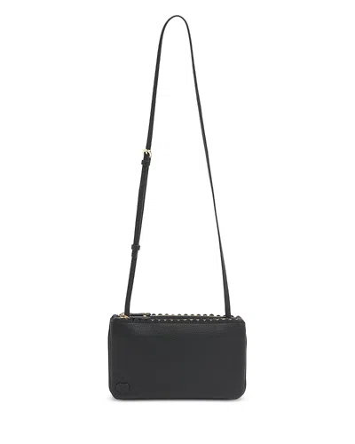 Stoney Clover Lane Brighten Mini Pebbled Leather Crossbody Bag In Black