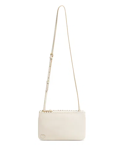 Stoney Clover Lane Brighten Mini Pebbled Leather Crossbody Bag In Neutral