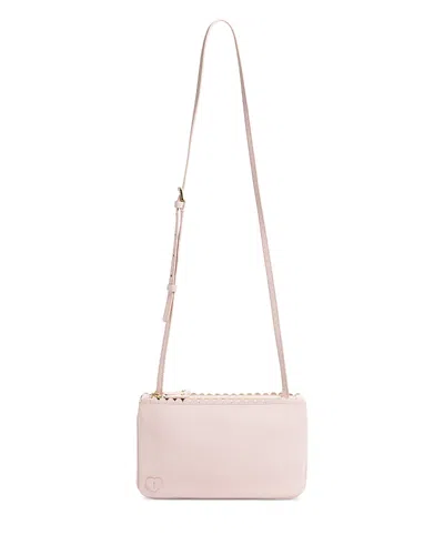 Stoney Clover Lane Brighten Mini Pebbled Leather Crossbody Bag In Pink