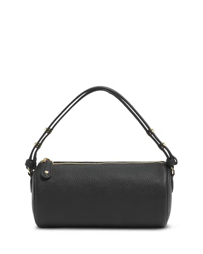 Stoney Clover Lane Brighton Mini Suede Barrel Bag In Black