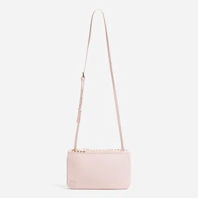 Stoney Clover Lane Brighten Mini Pebbled Leather Crossbody Bag In Pink