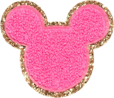 Stoney Clover Lane Bubblegum Disney Mickey Mouse Glitter Patch In Metallic