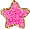 Stoney Clover Lane Bubblegum Mini Glitter Varsity Star Patch