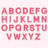 Stoney Clover Lane Bubblegum Rolled Embroidery Letter Patch