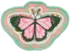Stoney Clover Lane Butterfly Patch Made With Liberty Fabric