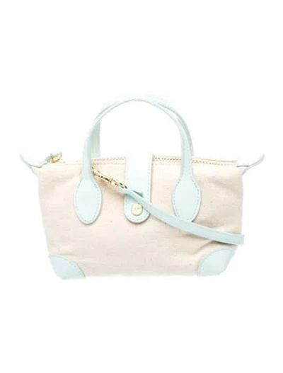 Pre-owned Stoney Clover Lane Canvas Tote In Neutral