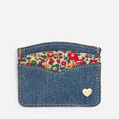 Stoney Clover Lane Card Case In Blue