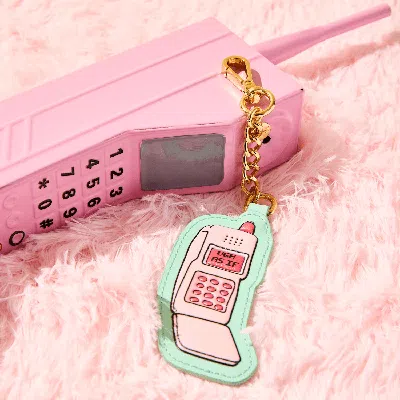 Stoney Clover Lane Cell Phone Bag Charm In Pink