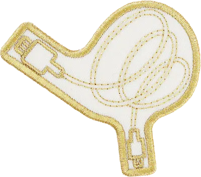 Stoney Clover Lane Charger Patch In Gold