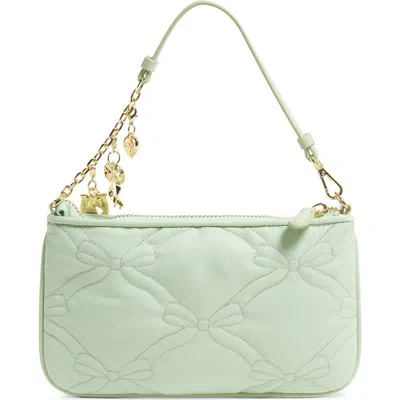 Stoney Clover Lane Charm Nylon Crossbody Bag In Green