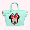 Stoney Clover Lane Classic Cotton Candy Tote With Jumbo Disney Minnie Mouse Patch