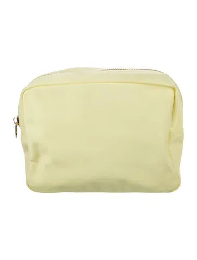 Pre-owned Stoney Clover Lane Classic Large Pouch In Yellow